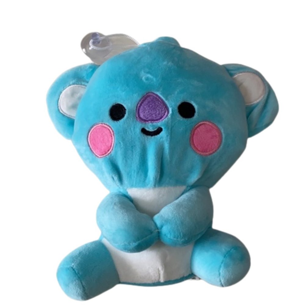 NWOT New BTS21 Line Friends Plushie "KOYA" blue plushie‎ doll BTS 21 stuf…